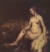 Rembrandt Peale Bathsheba at Her Bath (mk05) oil on canvas